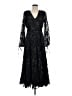 Taylor 100% Polyester Black Cocktail Dress Size 8 - photo 1