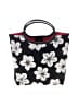 Charter Club 100% Polyester Floral Black Tote One size - photo 1