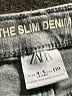 Zara Chevron-herringbone Gray Jeans Size 4-5 - photo 3