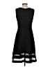 Calvin Klein Solid Black Cocktail Dress Size S (estimated) - photo 2