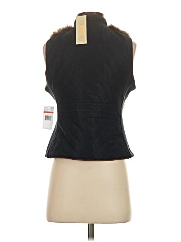 Vintage America Blues Faux Fur Vest (view 2)
