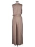 Ci Sono 100% Rayon Solid Brown Jumpsuit Size L - photo 2