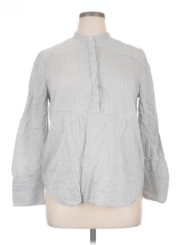 Ann Taylor Long Sleeve Blouse (view 1)
