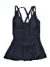 Unbranded Solid Black One Piece Swimsuit Size 3X - photo 1