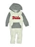 Carter's 100% Cotton Graphic Gray Long Sleeve Onesie 6-9 MO / 9 MO - photo 1