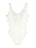 Primark Solid Ivory White One Piece Swimsuit Size 4 - photo 2