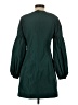 Cos 100% Polyester Solid Green Casual Dress Size 4 - photo 2