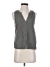 Splendid 100% Cotton Gray Sleeveless Button-Down Shirt Size S - photo 1