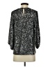 Vince Camuto Metallic Silver 3/4 Sleeve Blouse Size S - photo 2