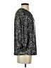 Vince Camuto Metallic Silver 3/4 Sleeve Blouse Size S - photo 4
