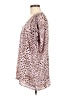 CAbi 100% Polyester Animal Print Pink 3/4 Sleeve Blouse Size S - photo 5