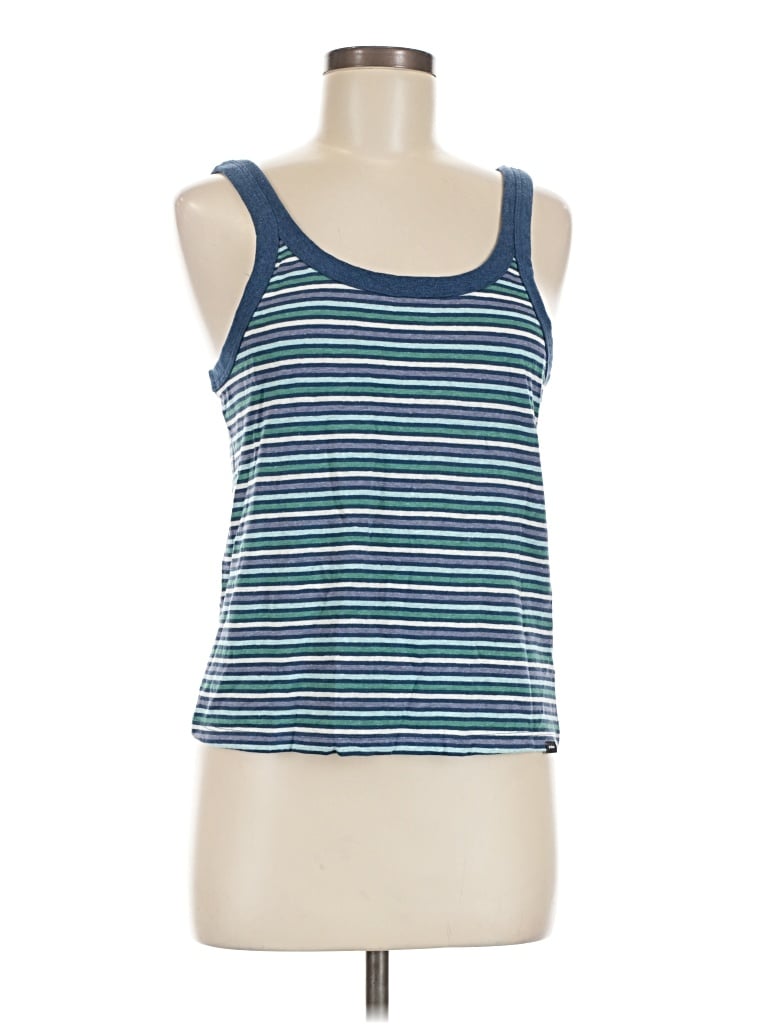 Pre-owned Prana Tank Top Blue Halter Neckline Tops