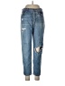 Forever 21 Hearts Blue Jeans Size L - photo 1