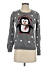 Almost Famous Polka Dots Silver Pullover Sweater Size S - photo 1