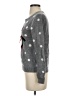 Almost Famous Polka Dots Silver Pullover Sweater Size S - photo 5