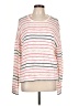 Sundry Stripes White Pullover Sweater Size Lg (3) - photo 1