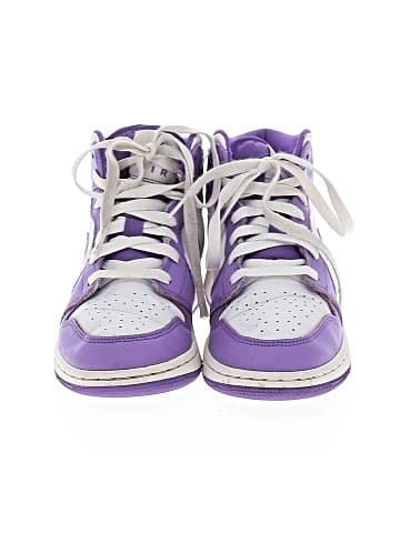 Air Jordan 1 Mid GS “White Purple” Sneakers (view 2)