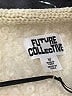 Future Collective Ivory Faux Fur Jacket Size M - photo 6