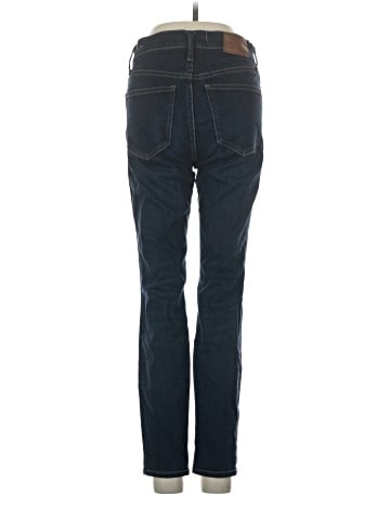Madewell Petite 9" Mid-Rise Skinny Jeans in Larkspur Wash: TENCEL&trade; Denim Edition (view 2)