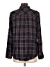 Rails 100% Rayon Plaid Black Long Sleeve Button-Down Shirt Size L - photo 2