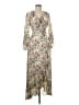 Max Studio Floral Ivory Casual Dress Size M - photo 1