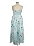 Unbranded 100% Polyester Stars Teal Cocktail Dress Size 1X - photo 2