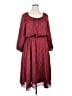 Monroe and Main 100% Polyester Chevron-herringbone Burgundy Casual Dress Size 1X - photo 1