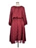 Monroe and Main 100% Polyester Chevron-herringbone Burgundy Casual Dress Size 1X - photo 2