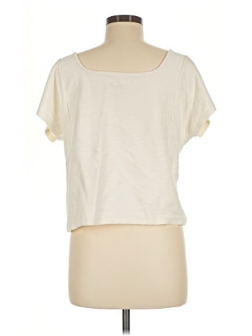 Madewell Ottoman Jacquard Square-Neck Top (view 2)