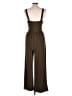 Derek Heart Solid Brown Jumpsuit Size L - photo 2