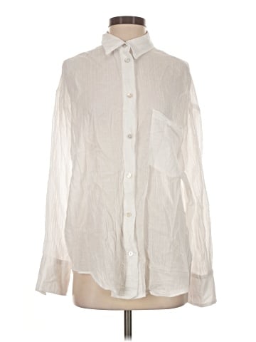 Zara Long Sleeve Button-Down Shirt (view 1)