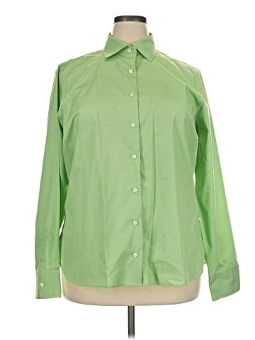Lands' End Long Sleeve Button-Down Shirt (view 1)