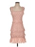 Parker 100% Polyester Tweed Orange Cocktail Dress Size S - photo 1