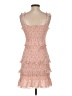 Parker 100% Polyester Tweed Orange Cocktail Dress Size S - photo 2