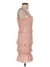 Parker 100% Polyester Tweed Orange Cocktail Dress Size S - photo 4