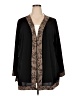 Cj Banks Floral Tan Black Cardigan Size 3X - photo 1