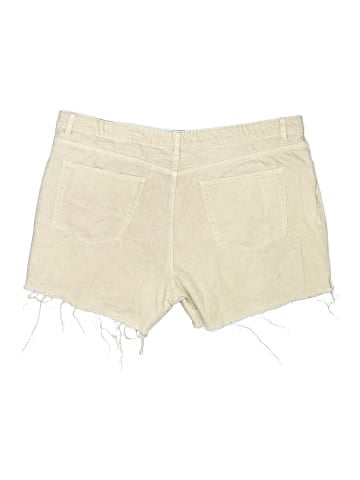 Violeta by Mango Khaki Shorts (view 2)