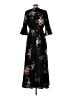 Easel 100% Polyester Black Casual Dress Size L - photo 2