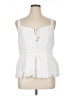 Torrid 100% Polyester White Sleeveless Blouse Size 1X Plus (1) - photo 1