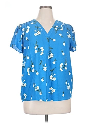 Hilary Radley Short Sleeve Blouse (view 1)