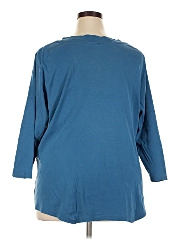 St. John's Bay 3/4 Sleeve T-Shirt (view 2)