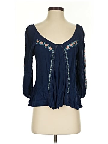 Double Zero 3/4 Sleeve Blouse (view 1)