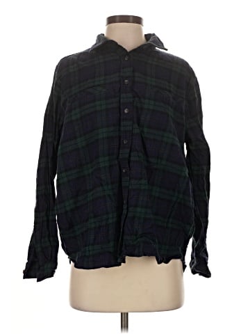 BDG Long Sleeve Button-Down Shirt (view 1)
