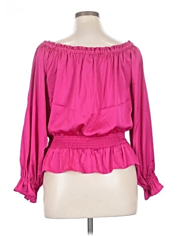 INC International Concepts 3/4 Sleeve Blouse (view 2)