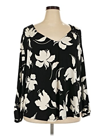 Lane Bryant Long Sleeve Blouse (view 1)