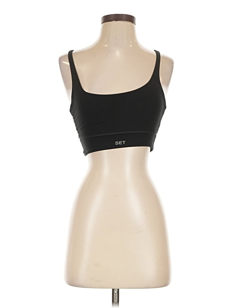 Pre-owned Set Active Sports Bra In Black