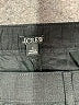 J.Crew 100% Linen Chevron-herringbone Gray Shorts Size S - photo 3