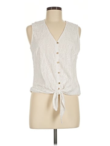 MICHAEL Michael Kors Sleeveless Blouse (view 1)