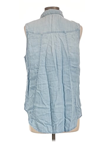 Velvet Heart Sleeveless Button-Down Shirt (view 2)