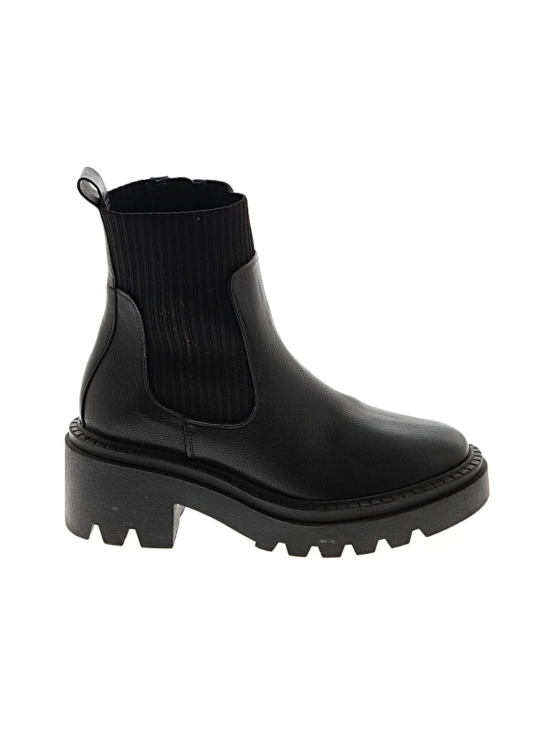 Pre-owned Universal Thread Ankle Boots In Black